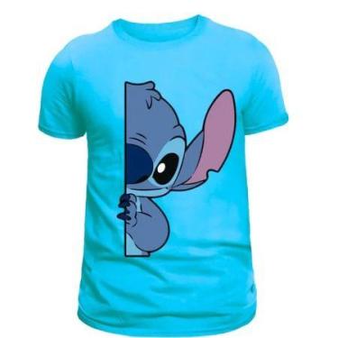 Imagem de Camisetas Masculina Feminina Personalizadas Personagens Lilo e Stitch 