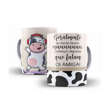 Imagem de Caneca Porcelana Coleção Vaca Louca 02 - Villa Caneca