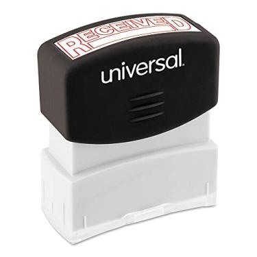Imagem de Carimbo de mensagem universal 10067, recebido, uma cor pré-tinta, vermelho