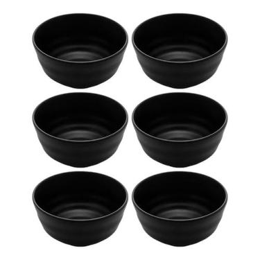 Imagem de Kit Conjunto 6 Tigelas Cumbucas Bowls Em Melamina Profissional Sopeira