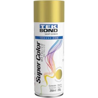 Imagem de Tinta SPRAY Metálico Dourado 350ML/250G - Tekbond
