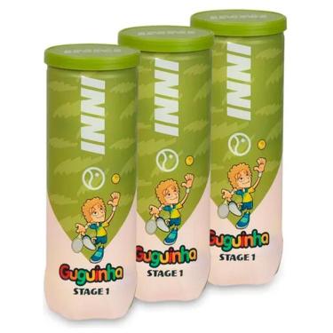Imagem de Bola de Tênis Inni Guguinha Stage 1 Pack com 3 Tubos-Unissex