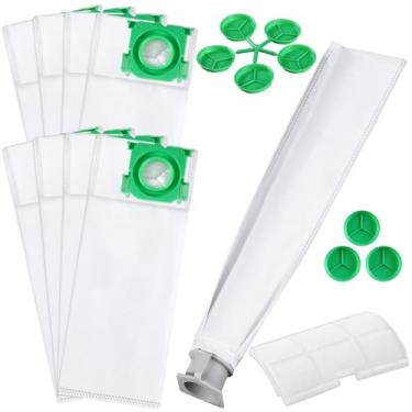 Imagem de Tondiamo Caixa de serviço compatível com Sebo 5828er compatível com aspiradores Sebo X Series e vem com 8 sacos de filtro, 1 filtro de escape e 1 microfiltro eletrostático