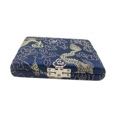 Imagem de menolana Estojo de armazenamento para palhetas de oboé, recipiente para transporte de instrumento musical, protetor de vento para 3 ou 6 palhetas, suporte para, Azul, Seis