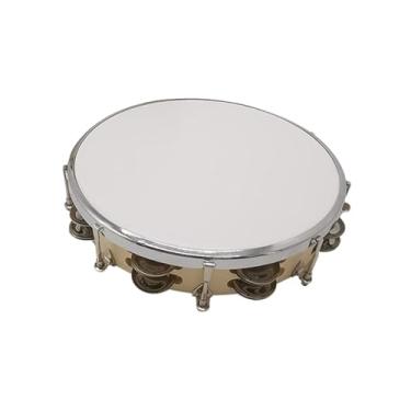 Imagem de JunZheHub Acessórios profissionais para presentes de instrumento educacional musical de pandeiro, 20 Cm X 5.5 Cm