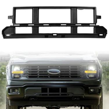 Imagem de POKIAUTO Grade Do Para-Choque Dianteiro Para Ford F150 2024-2025, Tampa Central Inferior, Acabamento Em Malha, Espaçador De Painel, Inserção F-150 Xl Stx Xlt Tremor Lariat King Ranch Platinum, Acess