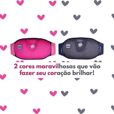 Imagem de Cinta Tratamento Cólicas Dor Costas Massagem Rainoah - Cinza - Comfort