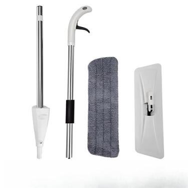 Imagem de Esfregão giratório Clean Magic Flat Mop Raspador