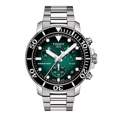 Imagem de TISSOT Seastar GTS Quartz Watch, Cinza, Quartz Movement, 300m Water Resistant, Men's Watch