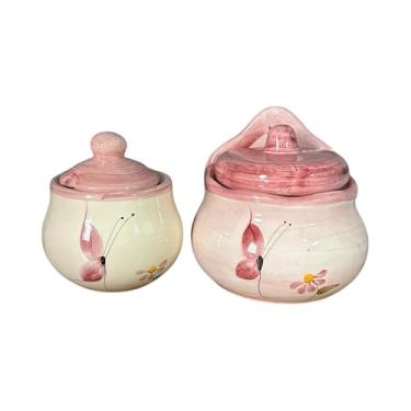 Imagem de Porta Temperos Açúcar e Sal Feitos de Cerâmica