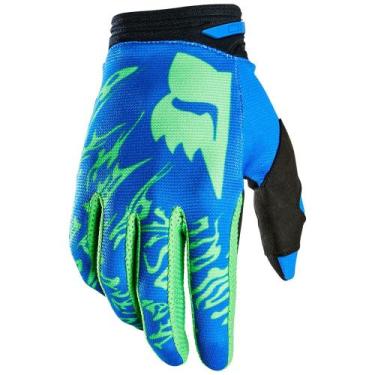 Imagem de Luva Fox 180 Peril, 3, Azul, Verde, P