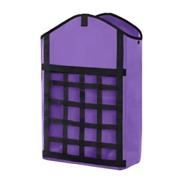 Imagem de kowaku Suporte para Fardos de Feno com Gancho, Material Oxford, para Alimentação de Cavalos e Gado, Roxo