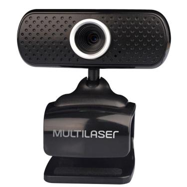 Imagem de Webcam 480p C/ Microfone Usb Plug E Play CMOS - Multilaser