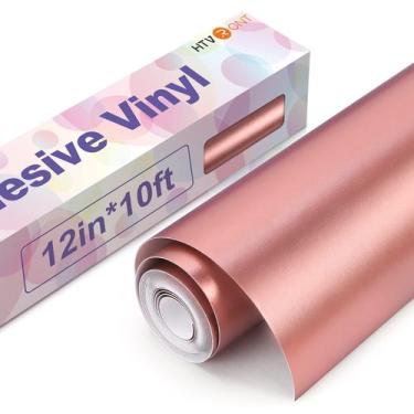 Imagem de Rolo de vinil HTVRONT Rose Gold Metallic 3m x 30cm