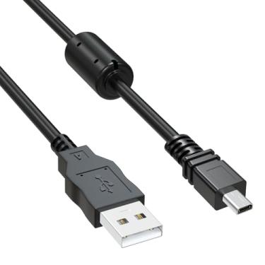 Imagem de Cabo carregador de transferência de dados CB-USB7 compatível com Olympus SZ-15 X-990 VG-120 VG-140 VG-160 VR-310 VR-320 VR-330 VR-340 VR-350 VR-360 VH-210 FE-20 FE450 VR-360 VH-210 FE-20 FE455 FE 46