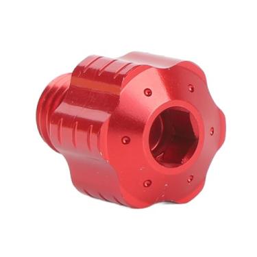 Imagem de Generic Parafuso do Orifício do Espelho, Motocicleta Traseira Orifício Espelho Plug CNC Processo para a Maioria das Motocicletas (Vermelho)