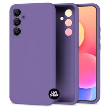 Imagem de Capa Case Capinha Compatível Samsunng A55 Silicone Com Bordas Elevadas Aveludada Forro Premium (LILAS)