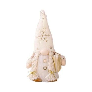 Imagem de Decoração de Natal: Elfo Gnome de 30cm com Luz LED - Ideal para Casa e