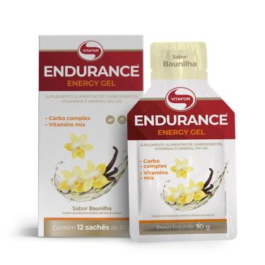 Imagem de Endurance Energy gel (12 sachês de 30g) Vitafor