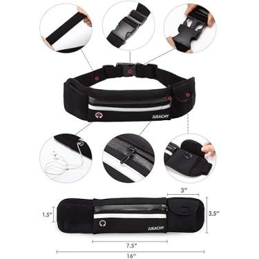 Imagem de Pochete Esportes Porta Celular Academia Corrida Cinta Fiitness Cores Unissex (Preto)