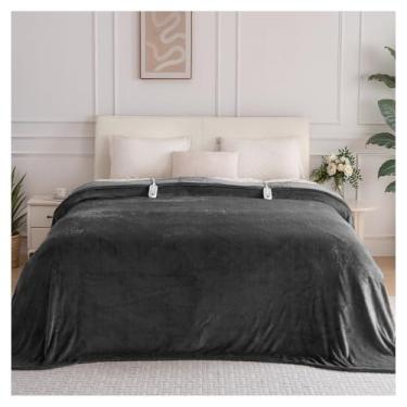 Imagem de ceamorfco Cobertor elétrico King cinza escuro