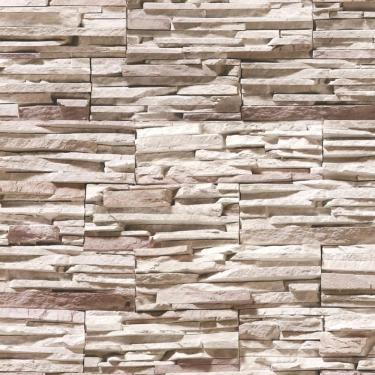 Imagem de Papel Parede Pedra Canjiquinha Areia Clara Autocolante Sala