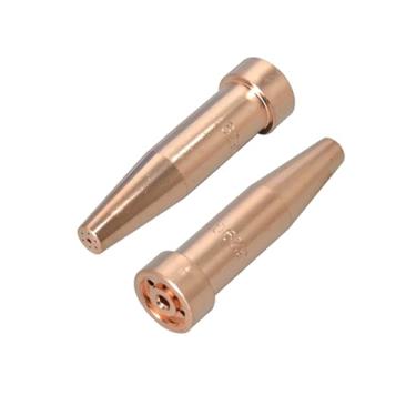 Imagem de RIVERWELD Pontas de corte de acetileno 6290 tamanho 00 e 6290-00 para maçarico de cortador de oxigênio e oxicombustível feito de cobre PK2