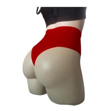 Imagem de Calcinha De Biquini Pin Up-cintura Alta Retro Modeladora - topbrasil ,