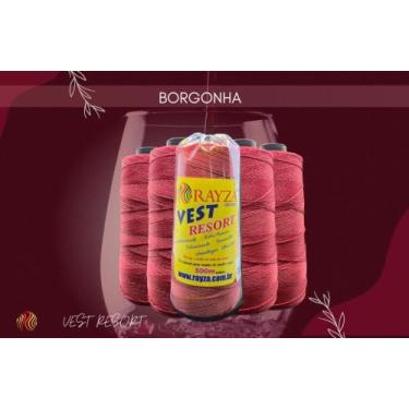 Imagem de Linha Rayza Vest Resort Grossa 012-Borgonha Tex 288 - Rayza Tapetes E 
