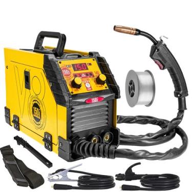 Imagem de Maquina De Solda Inversora Multiprocesso V8 Mig Sem Gás 150i Tig Mma A