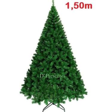 Imagem de Arvore De Natal Verde Luxo Pinheiro 1,50 Metros C/525 Galhos - D' Pres