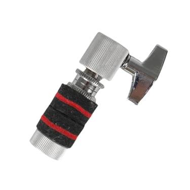 Imagem de Colaxi Suporte de prato de tambor de embreagem de chimbal prático de liberação rápida de alumínio fácil de instalar acessório de instrumento embreagem de, Prata