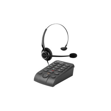 Imagem de Telefone Headset com Microfone Cancelador de Ruídos HSB 50 Preto Intelbras