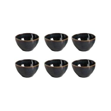 Imagem de Conjunto de Bowls Orgânicos Oceano Porto Brasil em Stoneware 558ml – 6 Peças