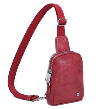 Imagem de Bolsa tiracolo INICAT Travel Small Sling Bag em couro para mulheres