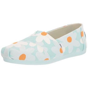 Imagem de TOMS Tênis feminino Alpargata Larga, Azul claro, 34