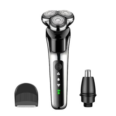 Imagem de Barbeador elétrico masculino 5 em 1, barbeador recarregável tipo C