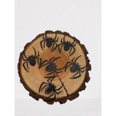 Imagem de Aplique e.v.a aranha glitter - 10 unidades - Catavento