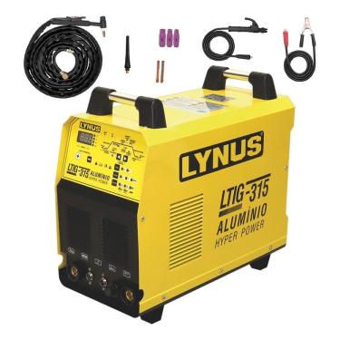 Imagem de Solda TIG Alumínio AC/DC 315A Lynus LTIG-315 220/380V