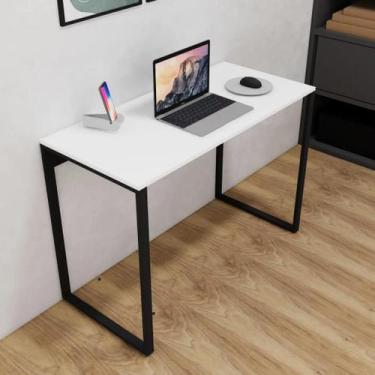 Imagem de Mesa Escritório Estilo Industrial 90x50  Ideal para Home Office e Espa