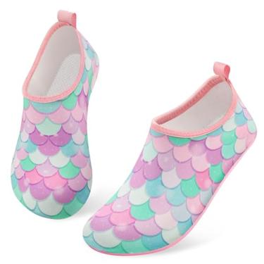 Imagem de Sapatos aquáticos infantis para crianças, meninos e meninas, meias aquáticas de secagem rápida para crianças, bebês, jovens, antiderrapantes para praia, piscina, esportes ao ar livre, caminhada,