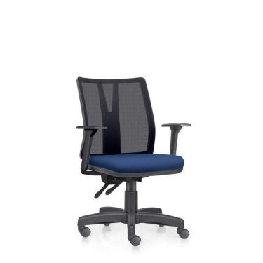 Imagem de Cadeira Addit Ergonômica Nr17 Back System Crepe Azul