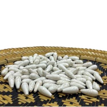 Imagem de Gotas de pedra meio furo 10 peças 10x25mm p adereços e bijuterias - Pi