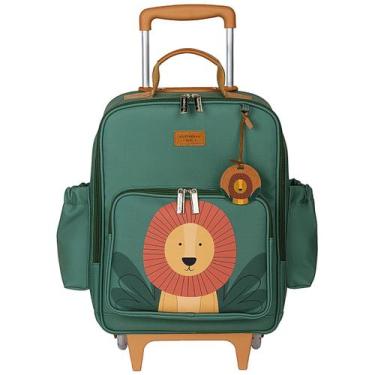 Imagem de Mochila com rodinhas Escolar Infantil Leão Safari Masterbag Kids