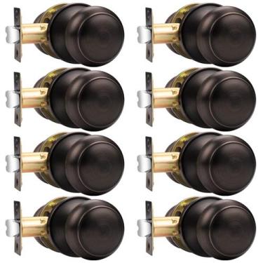 Imagem de Fechadura de porta de passagem Probrico, bronze polido a óleo, pacote 