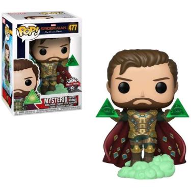 Imagem de Funko Pop Spider-Man 477 Mysterio Without Helmet Special