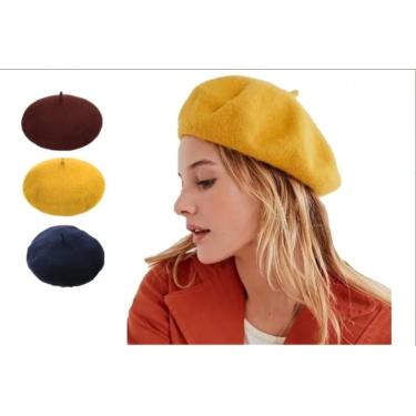 Imagem de Boina Feminina Francesa Varias Cores