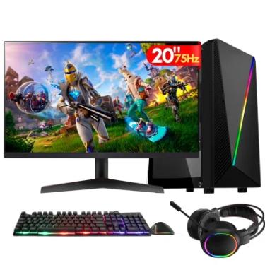 Imagem de PC Gamer Completo 2eletro Player, Intel Core i7, 16gb Ram, Placa De Vídeo Geforce 4gb, SSD 512gb, Monitor 20" 75hz, Kit Gamer - Pg2e-RGB1016pl