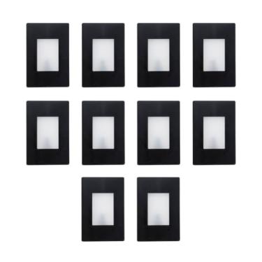 Imagem de Kit com 10 Balizadores Para Embutir Em Caixa 4x2 em Parede ou Escada