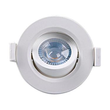 Imagem de Spot De Led Embutir Alltop Mr16 Redondo 5W Bivolt Taschibra 4000K Bran